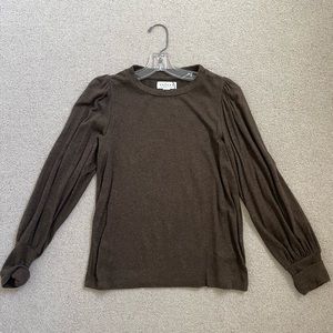 Beautiful brown Velvet sweater - worn once